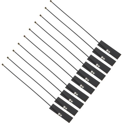 10 pièces NZ-2.4G-FPC-008 Antenne FPC intégrée 2.4G 2400‑2500MHz 5dBi pour surveillance sans fil maison intelligente Interface IPEX (1/5)