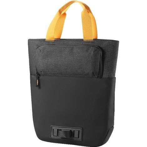 Alforja para bicicleta, de liberación rápida, resistente al agua, gris oscuro, 11 L (1/2)