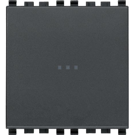 VIMAR - 20108.2 Pulsante 1P NO 10A assiale 2M grigio