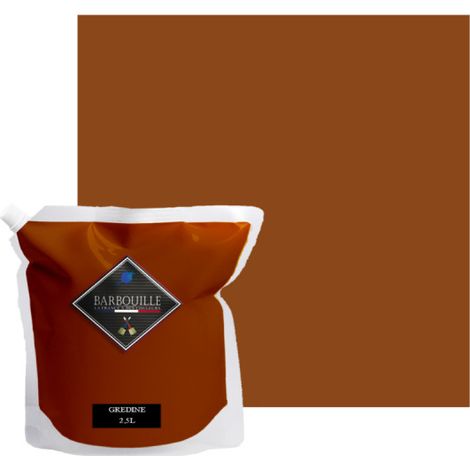 Peinture acrylique velours murs et plafonds 2,5L Terracotta Gredine (1/5)