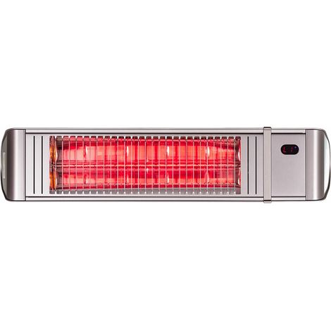 Heizstrahler Infrarot Infralogic HeizMeister LuXus BT IP65 2000W silber