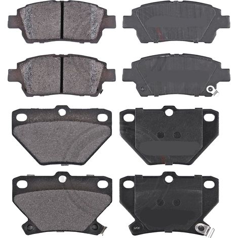 KIT PASTIGLIE FRENO ANTERIORI E POSTERIORI compatibile con TOYOTA RAV 4 III (A3) / PASTIGLIE FRENANTI AUTO OEM P 83 071  P 83 082,P 83 089 / SOSTITUZIONE DIRETTA / BASSA POLVERE / SILENZIOSO