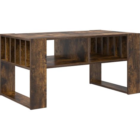 Maison Exclusive - Couchtisch Geräucherte Eiche 92 x 49,5 x 45 cm