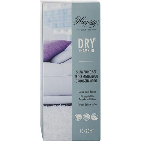 Hagerty Dry Shampoo detergente per tappeti, 500 g, speciale shampoo a secco in polvere, extra per tappeti delicati, moquette, tessuti per mobili, smacchiatori, tappeti e tappezzeria, a secco (1/5)