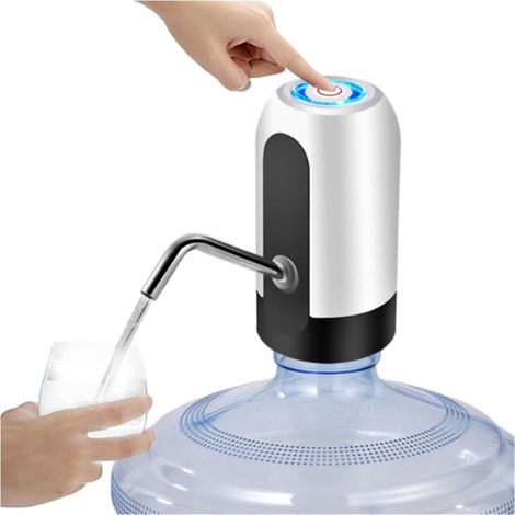 Bomba de agua embotellada, bomba de agua mineral para oficina en casa (blanca) (1/5)