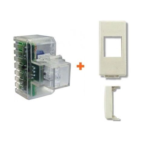 Fanton lampada notturna segna passo led compatibile Bticino Luna - 82883-BL