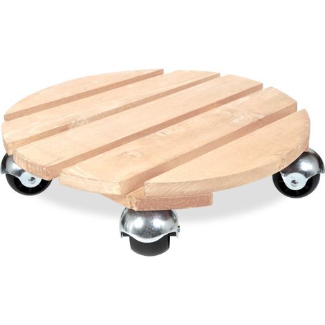 Roule Plante Rond Bois Brut Basics 37.5cm - Louis Moulin