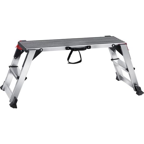 Plateforme de Travail 200 kg Établi Pliant 100x30x48,7 cm Marchepied en Aluminium Pieds Antidérapants Table de Travail Bricolage de Cloisons Sèches pour Lavage de Véhicules Peinture Décoration (1/5)
