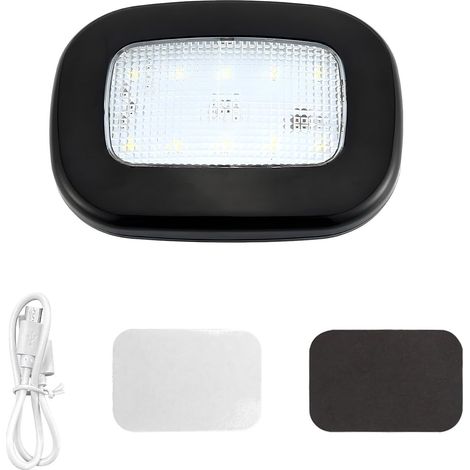 Plafonnier Voiture Rechargeable 10 LED Lampe Intérieure Sans Fil Aimant USB pour Voiture (1/5)