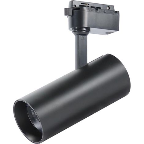 Spot LED sur rail Noir Aras 30W Monophasé CCT Negro CCT - Ledme - LM3162 (1/5)