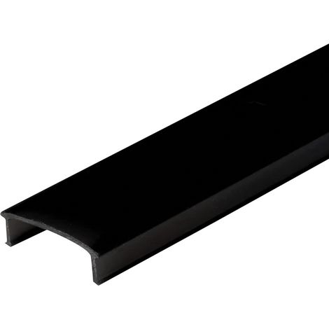 Recambio difusor 2M negro para perfil aluminio ref. 204025040 - 41 - 42