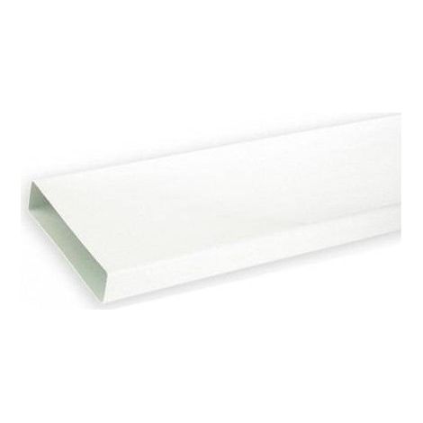 Tube rectangulaire 55x110 Lg 1,5m - TPR 200 S&P UNELVENT - 833643 Conduit long. 1.5