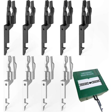 Clé de test pour alarme incendie (lot de 8), 5,8 cm (2,28 pouces), compatible avec les déclencheurs de type KAC, remplacement générique pour toutes les versions. (1/5)