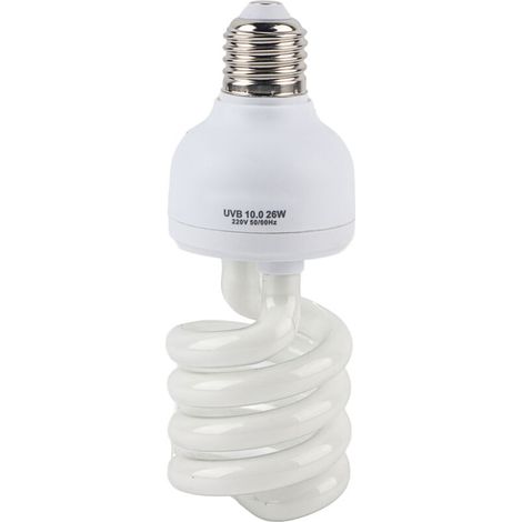 Lampadina per terrario per rettili del deserto E27 26W, lampada ultravioletta UVB al calcio 220-250V 10.0 (1/4)