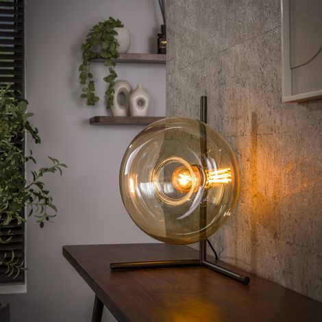 Tischlampe Sola Bernsteinglas 40 cm (1/4)