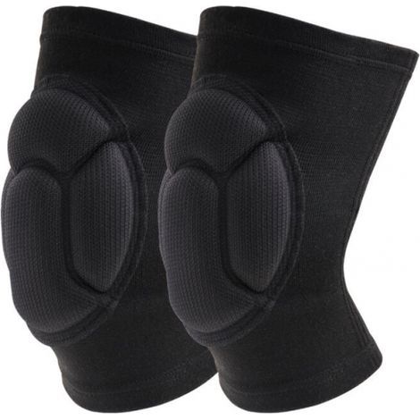 Professional Knee Pads for Work, Comfortable Knee Pads for Abrasive Floors for Gardening and Construction, Dance, 1 Pair, Elastic Foam, Shock-Absorbing (L, 42-48 cm) (1/5)