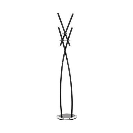 ALCO Garderobenständer ALCO 37 x 182 cm (D. x H) Metall schwarz ALCO 37 x 182 cm (D. x H) Metall schwarz (1/4)