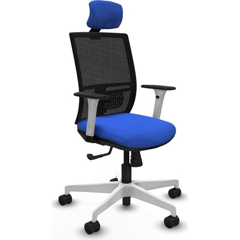 Sedia da ufficio piqueras y crespo Yunquera bianco schiuma ergonomica (1/2)