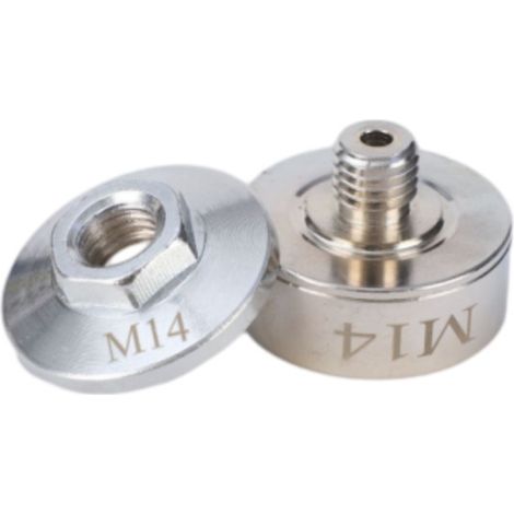 Kit adaptateur de verrouillage M14 X pour meuleuse d'angle (comprenant adaptateur + bride de verrouillage)