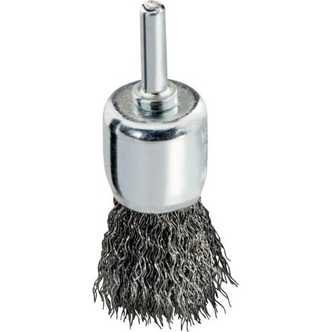 Metabo Pinselbürste 25x0,3 mm/ 6 mm, Stahl gewellt, mit 6mm Schaft (1/3)