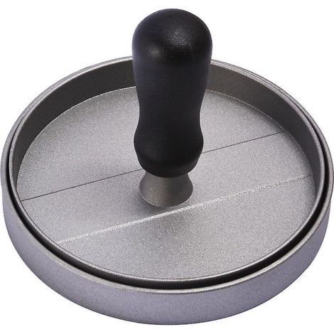presse Hamburgers, 1 Pice Argent Presse Hamburgers, Moule Hamburgers En Aluminium Moul Sous Pression, Revtu D'un Matriau Antiadhsif Et Rsistant (1/5)