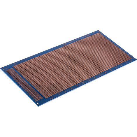 Carte à matrice, Single Sided au pas de 2.54mm, 220 x 100 x 1.6mm, DIN 41612, FR4 ( Prix pour 1 )