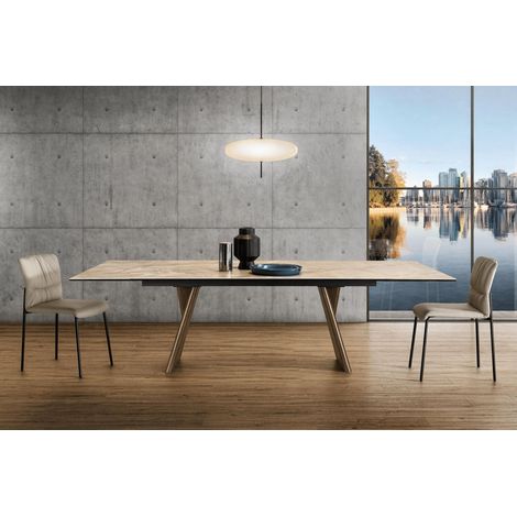 BIZZOTTO Tavolo Allungabile Maikki 200/300X100 Noce Onice