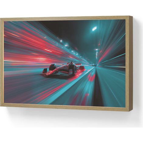 WALL LIGHT Race car - Red - Speed 60x40 cm