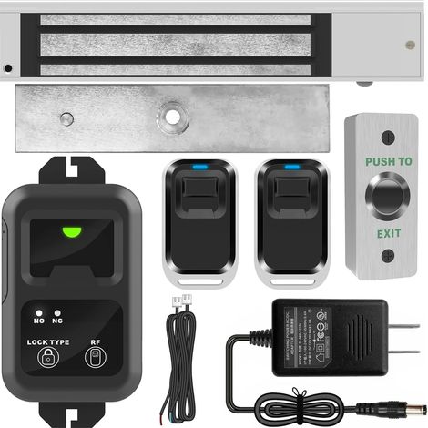 Outswinging de contrôle d'accès de Porte 272,2 Kilogram électromagnétiques Lock Kit avec télécommande kit (1/5)