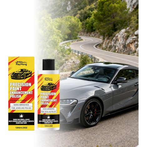 Produit de polissage et d'éclat pour peinture automobile, agent de réparation et de rénovation des rayures et éraflures de la carrosserie – 120 g -- BIEMMEDUE (1/5)