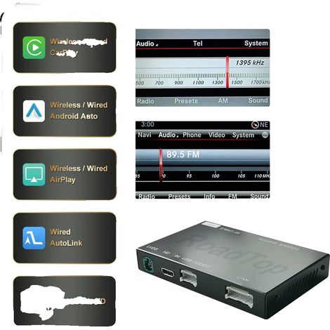 Carplay sans fil, Intégration de smartphone, Diffusion de médias, Système NTG4.5 (1/2)