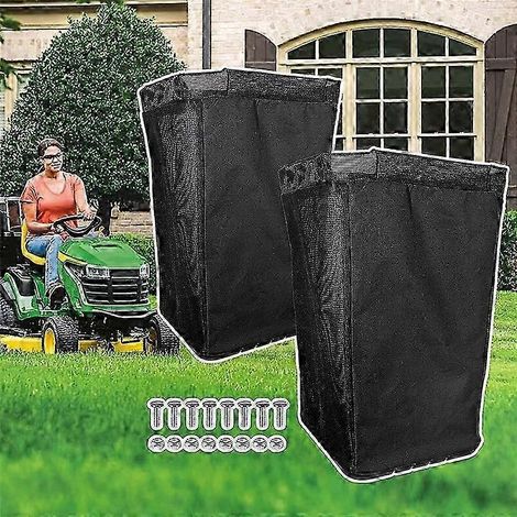 Sacs de ramassage d'herbe pour tracteurs de pelouse, compatibles avec les modèles de la série 100, lot de 2 (1/5)