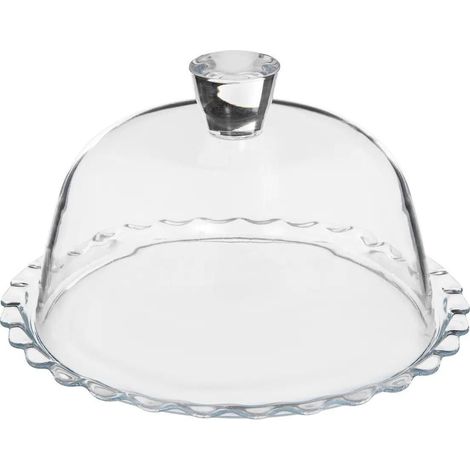 Présentoir à Gâteaux Design "Lara" 26cm Transparent (1/3)