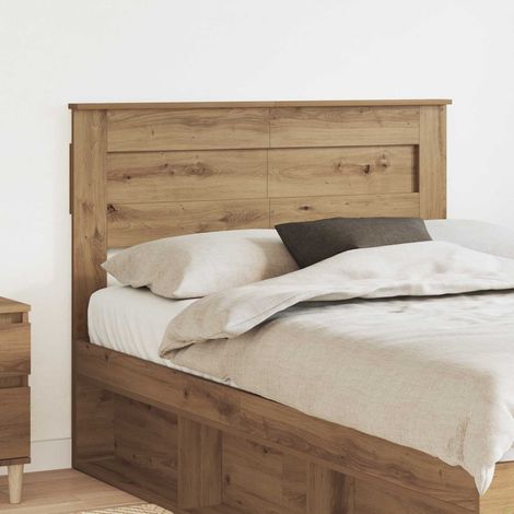 vidaXL Tête de lit Chêne artisanal Bois d'ingénierie