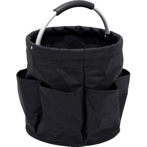 panier Rangement Produit D'entretiennoir, 6 Rangements Pliables, Avec Poigne De Transport (1/5)