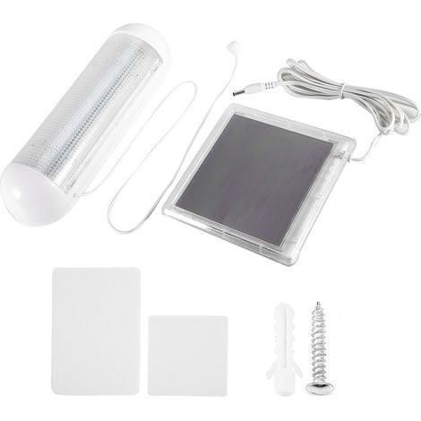 Lampe solaire LED d'intérieur pour la maison, lampe solaire filaire, lampe à outils divisée, lampe solaire d'intérieur (1/4)