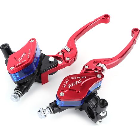 7/8-Zoll-Hydraulikbrems- und Kupplungshebelset mit Hauptbremszylinder-Ausgleichsbehälter für Motorräder (1/5)