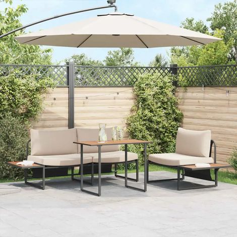 Gartentisch vidaxl Holz 100x55x70 cm wetterfest