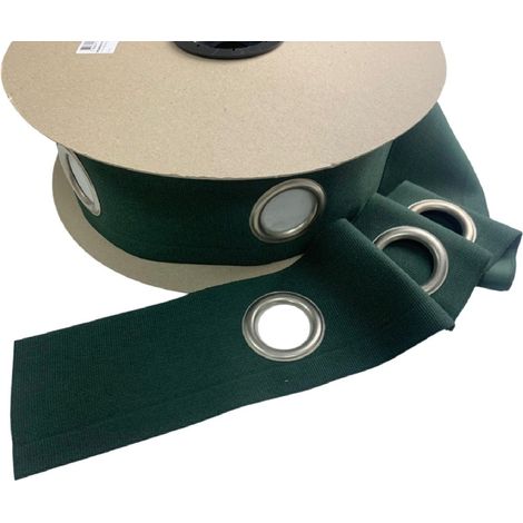Rouleau 20M Bande à Oeillets nickel - Fixation Facile (1/2)