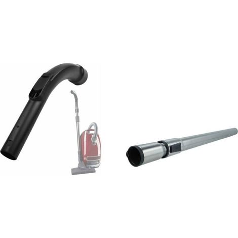 Poignée Miele Ø 35mm/47mm poignée de tuyau d'aspirateur de haute qualité (produit compatible), compatible avec les aspirateurs Miele S5261, S5280, S528, S5281, S5310, S5311 - raccord 35mm, 60 - 100 cm