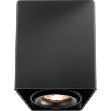 Plafonnier led noir culot gu10 - deko light - mona i (1/3)