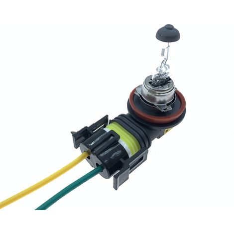 H8 car bulbs: plug and play halogen low beam headlights, fog lights, high beam headlights, high brightness. (1/5)