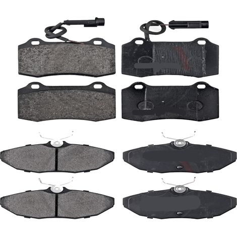 KIT PASTIGLIE FRENO ANTERIORI E POSTERIORI compatibile con DODGE VIPER / PASTIGLIE FRENANTI AUTO OEM FDB721 P54039,FDB1486 FDB878 / SOSTITUZIONE DIRETTA / BASSA POLVERE / SILENZIOSO