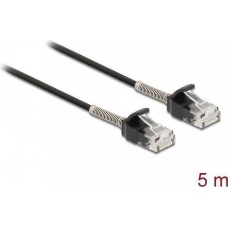 Cable Ethernet - RJ45 Male Vers RJ45 Male - 5 M - Cat 6a - UTP - Noir