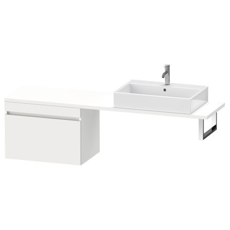 Meuble console DURACTYLE 512x700x478mm blanc mat/blanc mat (1/2)