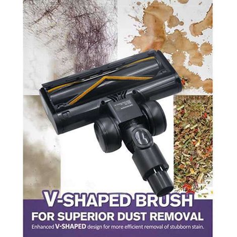 1 jeu de couleurs : comme illustré. Matériau : plastique. Tête de brosse motorisée multi-surfaces compatible avec Dreame T10/
