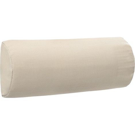 Poggiatesta chaise longue crema 40x7,5x15 cm Textilene DEC021805
