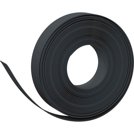 Garden Edging 25 m 10 cm PE Black vidaXL