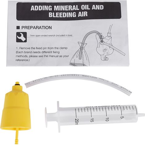 Kit de purge hydraulique pour freins à disque de vélo, outil de réparation et accessoire cycliste (1/5)