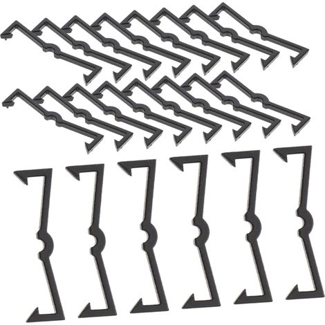 Pieces Durable Plastic Pegboard Hook Locks Secure Pegboard